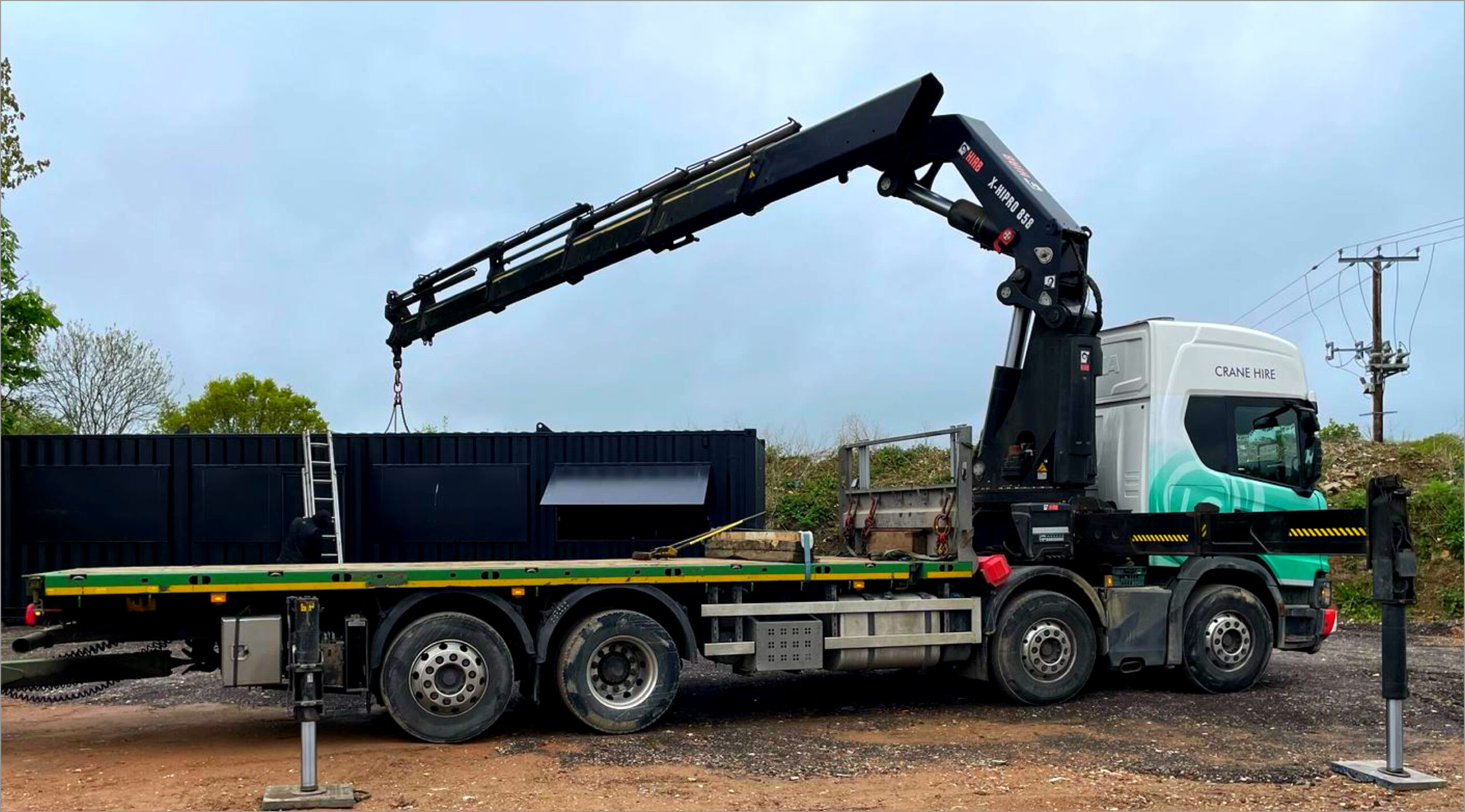 Sécurité et stabilisation d’un camion grue